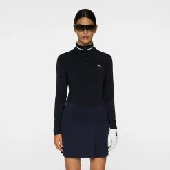 Hertta Long Sleeve Polo Sininen