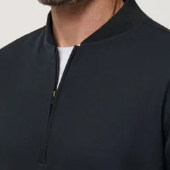 Highway M 1/4 Zip Musta