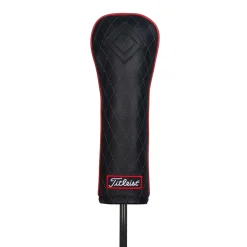 Jet Black Leather Headcover Hybrid