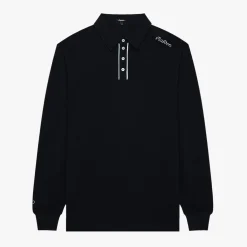 JP LS Cotton Modal Pique Musta