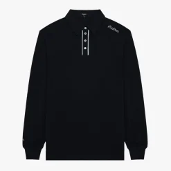 JP LS Cotton Modal Pique Musta