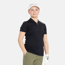 Jr Tech Blade V-Neck Tee Musta