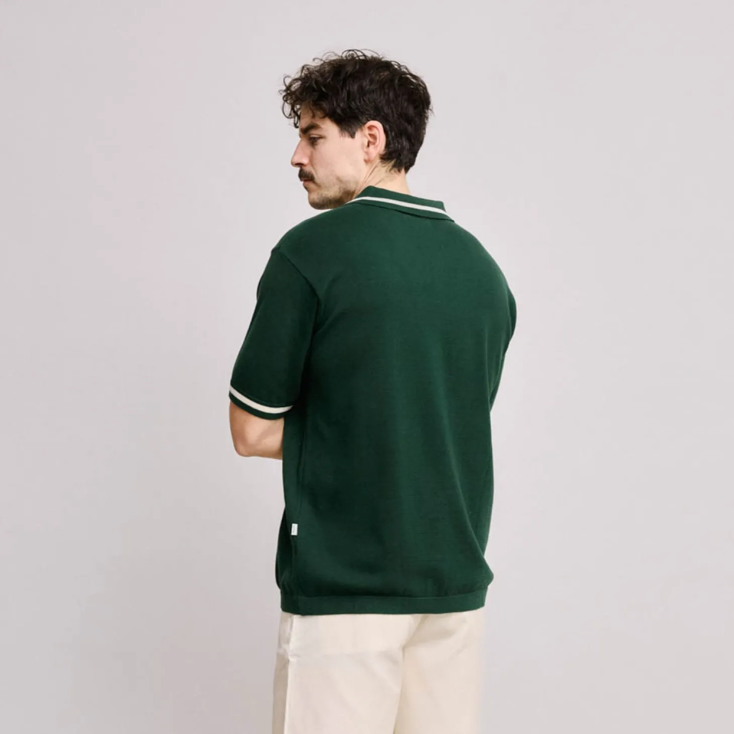 Knit Polo Vihreä