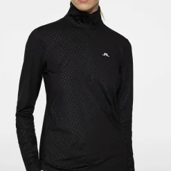 Lauryn Quarter Zip Mid Layer Musta