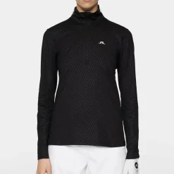Lauryn Quarter Zip Mid Layer Musta