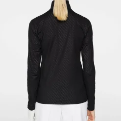 Lauryn Quarter Zip Mid Layer Musta