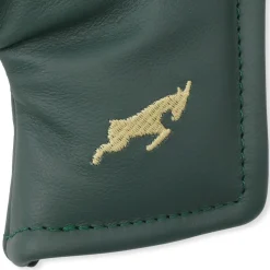 Leather Headcover Putter Blade Vihreä