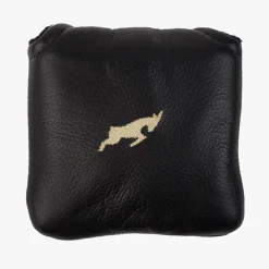 Leather Headcover Putter Mallet Musta