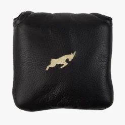 Leather Headcover Putter Mallet Musta
