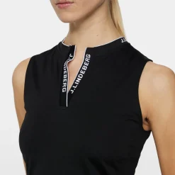 Leya Sleeveless Top Musta