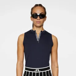 Leya Sleeveless Top Sininen