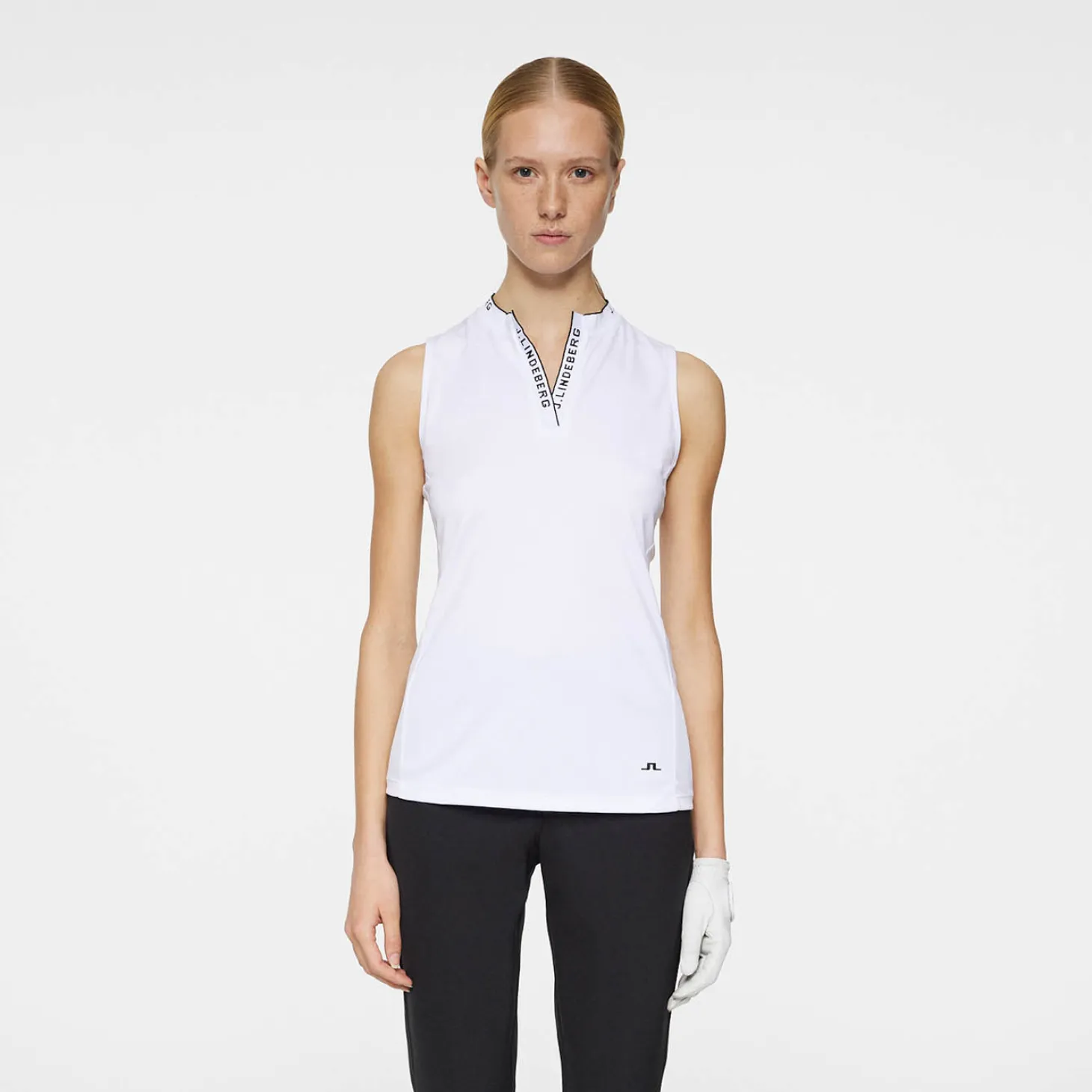 Leya Sleeveless Top Valkoinen