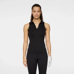 Leylo Sleeveless Top Musta