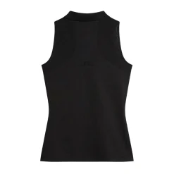 Leylo Sleeveless Top Musta