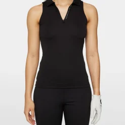 Leylo Sleeveless Top Musta