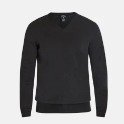 Ls V-Neck Merino Harmaa