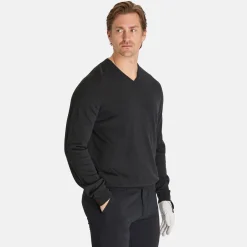 Ls V-Neck Merino Harmaa