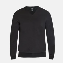 Ls V-Neck Merino Harmaa