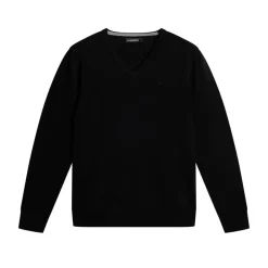 Lymann Merino V-Neck Sweater Musta