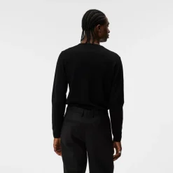 Lymann Merino V-Neck Sweater Musta