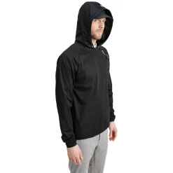 M Bounce Waterproof Hoodie Musta