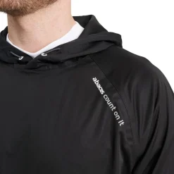 M Bounce Waterproof Hoodie Musta