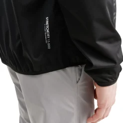 M Bounce Waterproof Hoodie Musta