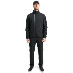 M Links Stretch Rainjacket Musta
