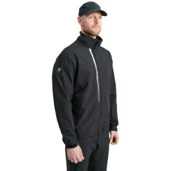 M Links Stretch Rainjacket Musta