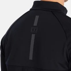 M Mid Layer LS Full-Zip Musta