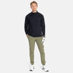 M Mid Layer LS Full-Zip Musta