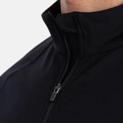 M Mid Layer LS Full-Zip Musta