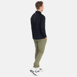 M Mid Layer LS Full-Zip Musta