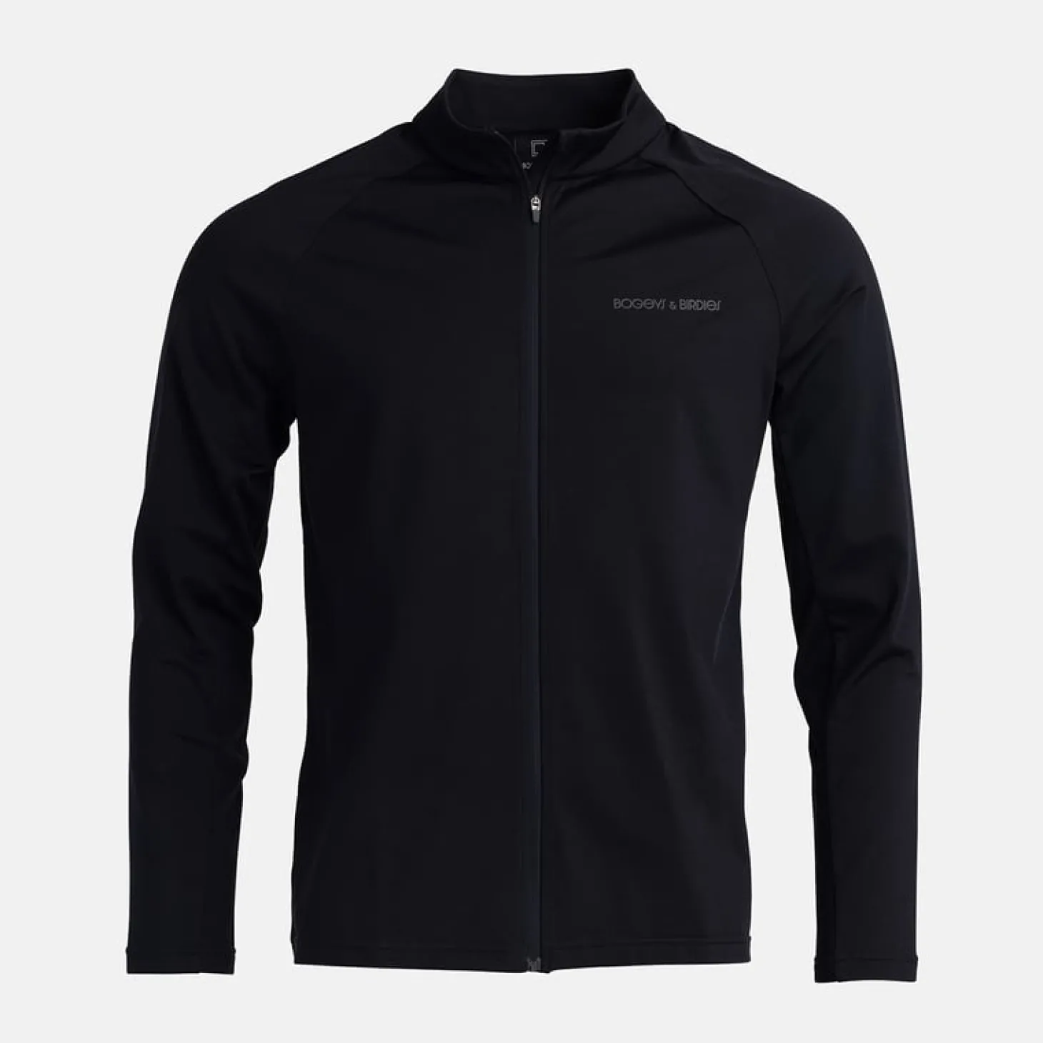 M Mid Layer LS Full-Zip Musta