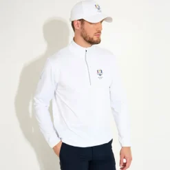 M Rc25 Cradoc Halfzip Fleece Valkoinen
