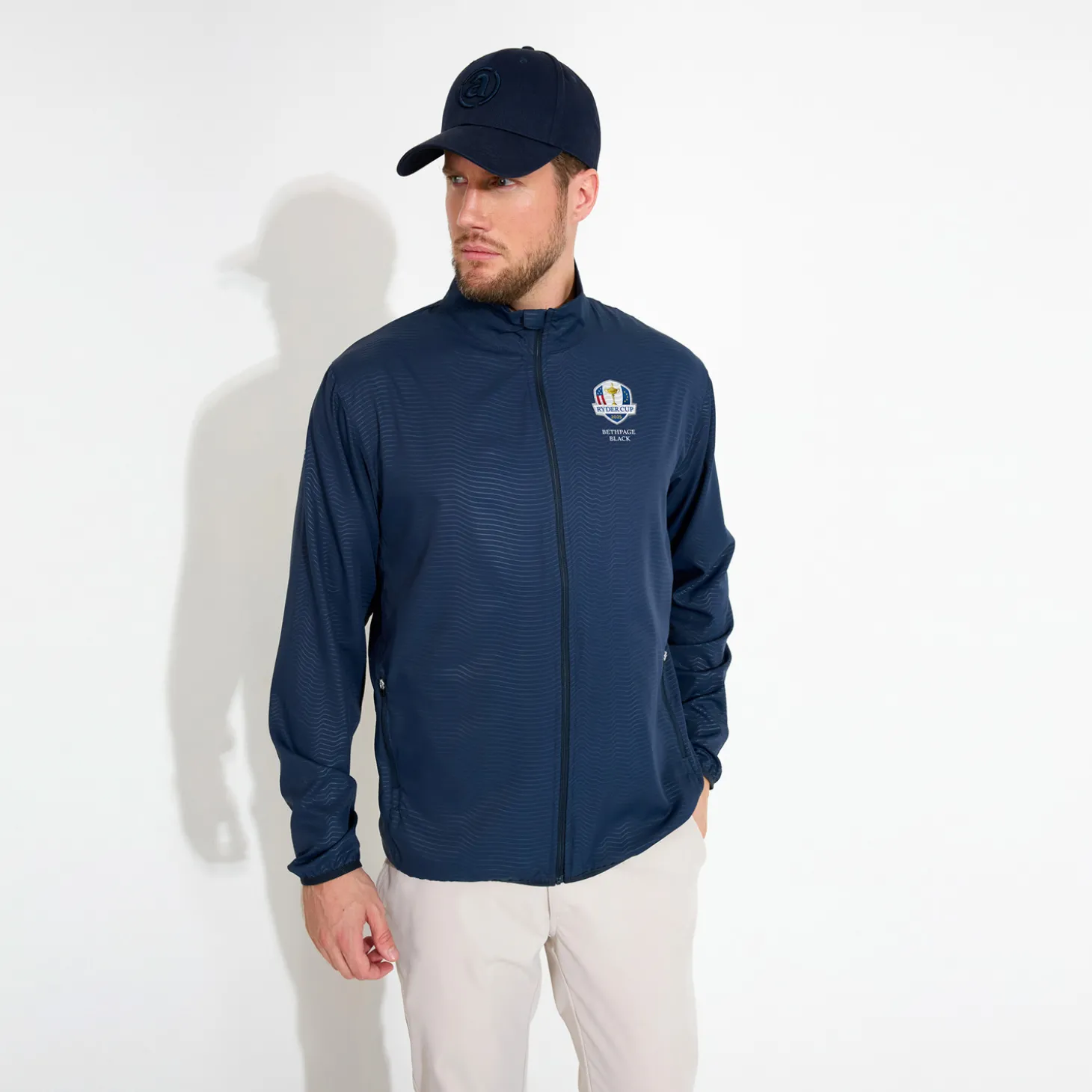M Rc25 Lanark Classics Stretch Windjacket Sininen
