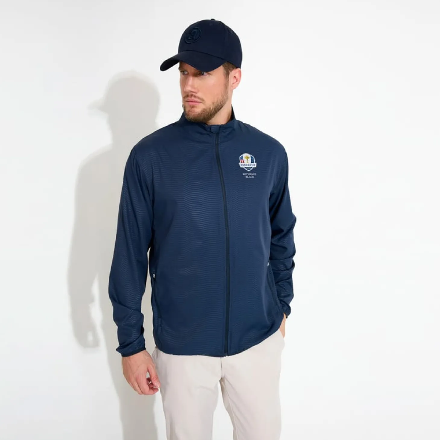 M Rc25 Lanark Classics Stretch Windjacket Sininen