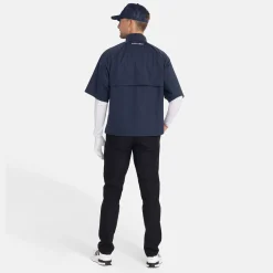 M Windbreaker SS 1/4 Zip Sininen