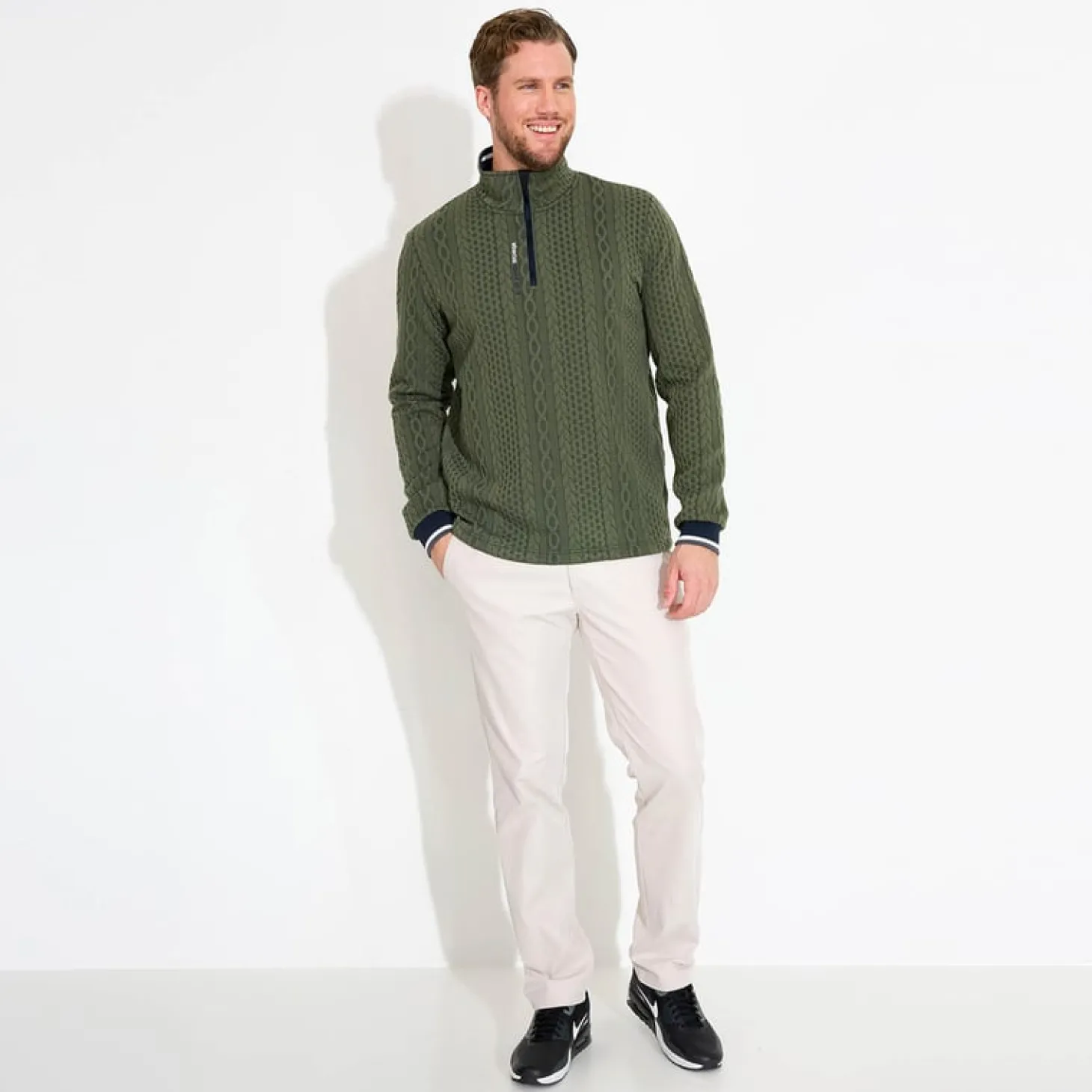 M Woburn Midlayer Vihreä