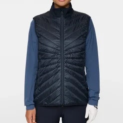 Madde Quilt Hybrid Vest Sininen