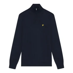Merino Blend Quarter Zip Sininen