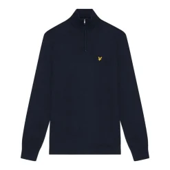 Merino Blend Quarter Zip Sininen