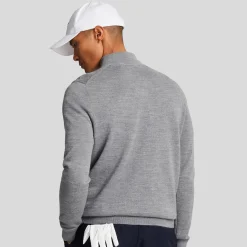 Merino Blend Quarter Zip Harmaa