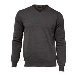Merino V-Neck Harmaa