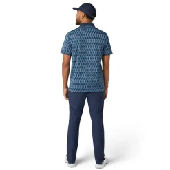 OP All Over Jacquard Colour Block Polo