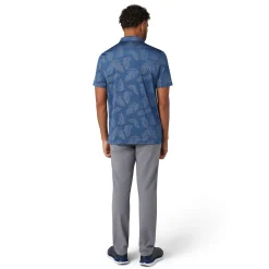 OP All Over YD Botanical Jacquard Polo