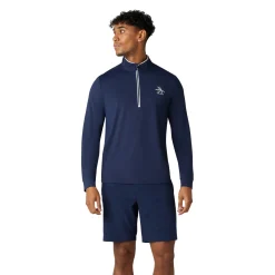 OP L/S 1/4 Zip Technica Sininen