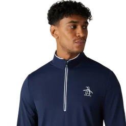 OP L/S 1/4 Zip Technica Sininen