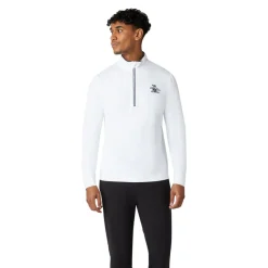 OP L/S 1/4 Zip Technica Valkoinen
