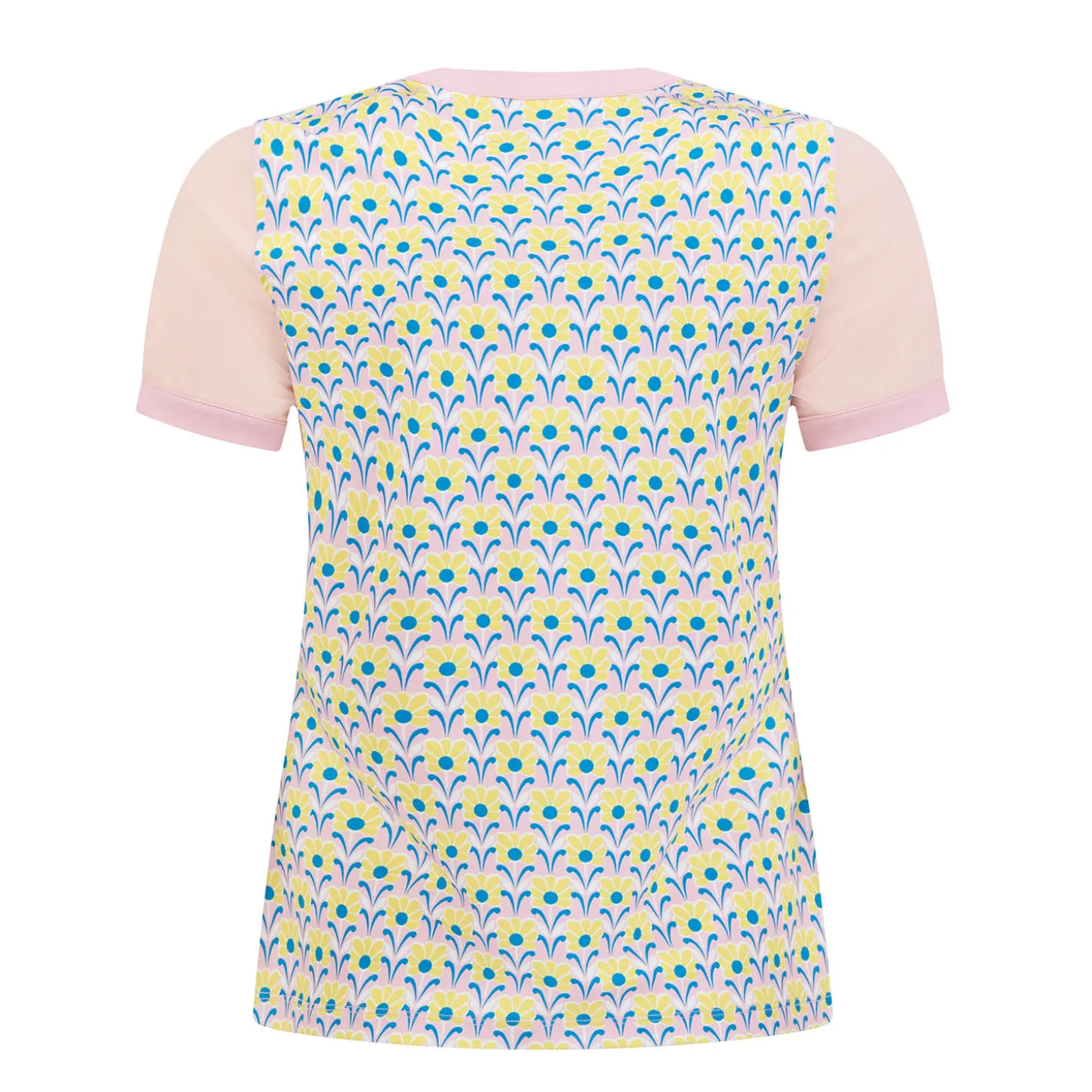 OP Ss Lattice Zip Mock